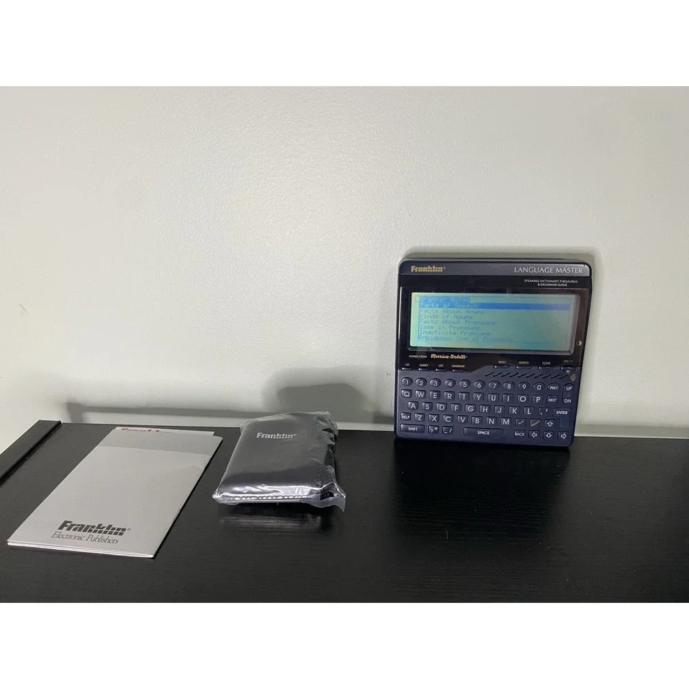 Franklin LM-6000b Speaking Language Master Dictionary Thesaurus Tested Working